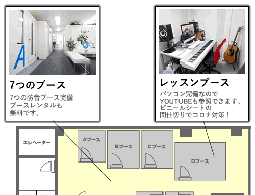 ベリメリ新宿校フロアマップ01
